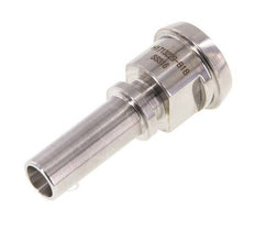 DIN 11851 Sanitary (Dairy) Fitting 28mm Cone x 1/2 inch (13 mm) Hose Pillar Stainless Steel Safety Collar
