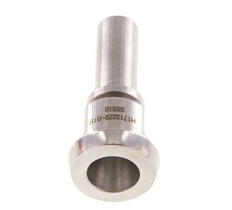 DIN 11851 Sanitary (Dairy) Fitting 28mm Cone x 1/2 inch (13 mm) Hose Pillar Stainless Steel Safety Collar