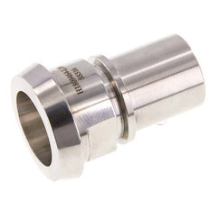 DIN 11851 Sanitary (Dairy) Fitting 50mm Cone x 1 1/4 inch (32 mm) Hose Pillar Stainless Steel Safety Collar