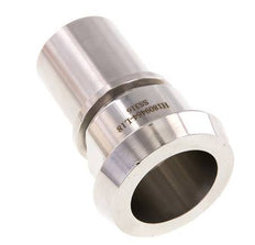 DIN 11851 Sanitary (Dairy) Fitting 50mm Cone x 1 1/4 inch (32 mm) Hose Pillar Stainless Steel Safety Collar