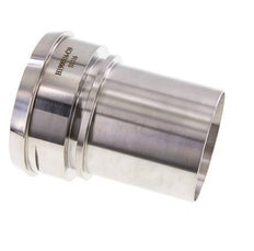 DIN 11851 Sanitary (Dairy) Fitting 100mm Cone x 3 inch (75 mm) Hose Pillar Stainless Steel Safety Collar