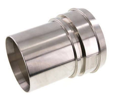 DIN 11851 Sanitary (Dairy) Fitting 120mm Cone x 4 inch (100 mm) Hose Pillar Stainless Steel Safety Collar
