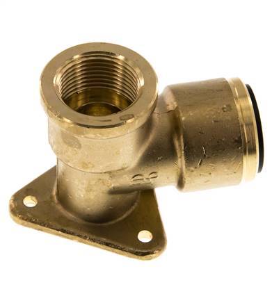 Wall-mounted Socket G3/4'' Female x 22 mm Push-in Brass 16bar (224.8psi)