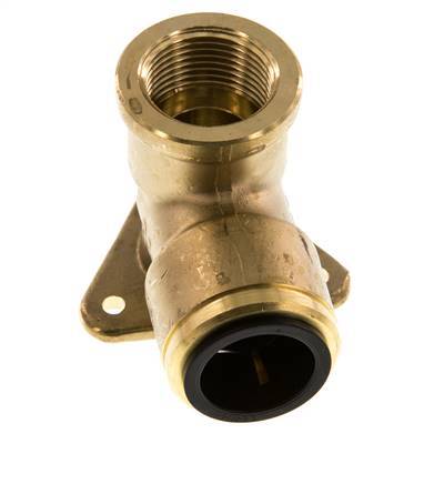 Wall-mounted Socket G3/4'' Female x 22 mm Push-in Brass 16bar (224.8psi)