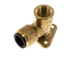 Wall-mounted Socket G1/2'' Female x 15 mm Push-in Brass 16bar (224.8psi)