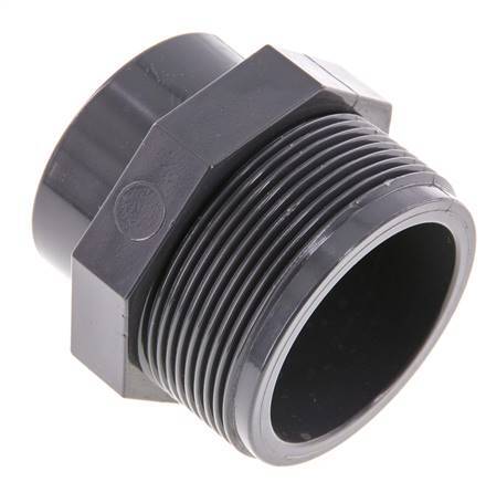 Reducing Ring Rp1 1/4'' Female x G2'' Male PVC-U 16bar (224.8psi) EN 1452-3 [2 Pieces]