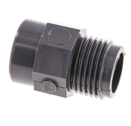 Reducing Ring Rp3/8'' Female x G1/2'' Male PVC-U 16bar (224.8psi) EN 1452-3 [5 Pieces]