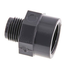 Reducing Adapter G1/2'' Male x Rp3/4'' Female PVC-U 16bar (224.8psi) EN 1452-3 [2 Pieces]