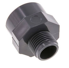 Reducing Adapter G1/2'' Male x Rp3/4'' Female PVC-U 16bar (224.8psi) EN 1452-3 [2 Pieces]