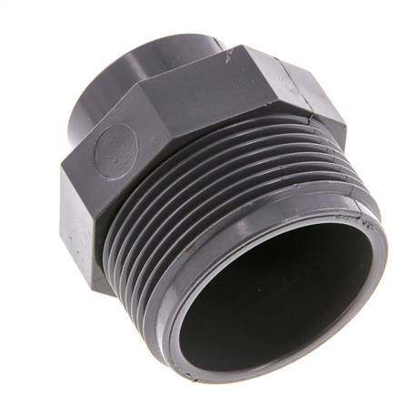 Reducing Ring Rp3/4'' Female x G1 1/2'' Male PVC-U 16bar (224.8psi) EN 1452-3 [2 Pieces]