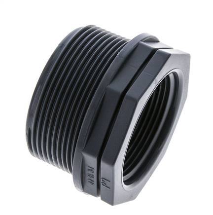 Reducing Ring G1 1/2'' Female x G2'' Male Polypropylene (pp) 10bar (140.5psi) FDA 65mm Hex