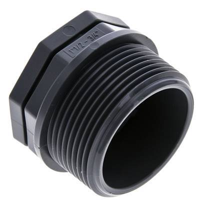 Reducing Ring G3/4'' Female x G1 1/2'' Male Polypropylene (pp) 10bar (140.5psi) FDA 50mm Hex