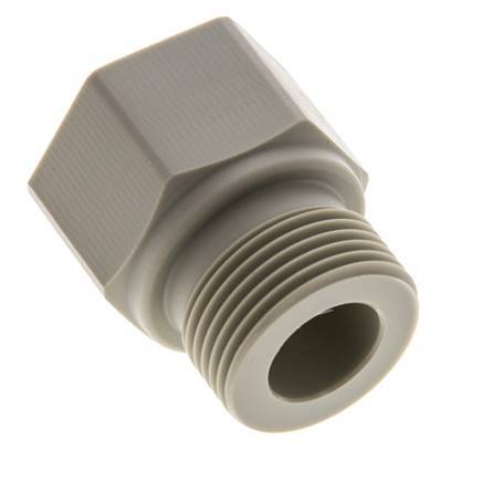 Reducing Ring G1/2'' Female x G3/4'' Male Polypropylene (pp) 10bar (140.5psi) FDA 32mm Hex