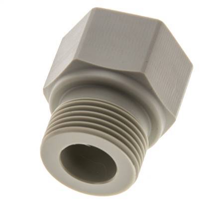 Reducing Ring G1/2'' Female x G3/4'' Male Polypropylene (pp) 10bar (140.5psi) FDA 32mm Hex