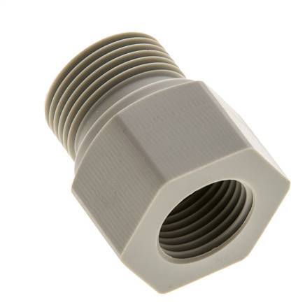 Reducing Ring G1/2'' Female x G3/4'' Male Polypropylene (pp) 10bar (140.5psi) FDA 32mm Hex