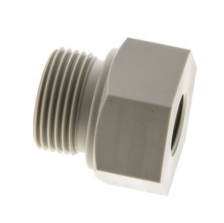 Reducing Ring G1/2'' Female x G1'' Male Polypropylene (pp) 10bar (140.5psi) FDA 43mm Hex