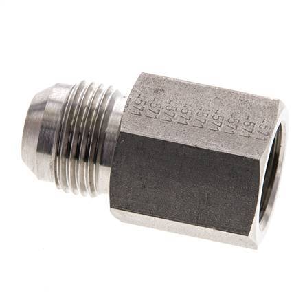 JIC Reducing Nipple G1/2'' Female x UNF 7/8''-14 Male Stainless Steel 210bar (2950.5psi)