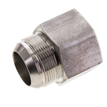 JIC Reducing Nipple G1 1/2'' Female x UN 1-7/8''-12 Male Stainless Steel 105bar (1475.25psi)