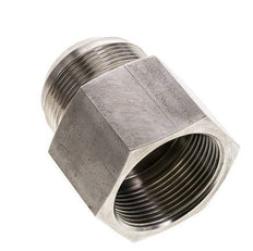 JIC Reducing Nipple G1 1/2'' Female x UN 1-7/8''-12 Male Stainless Steel 105bar (1475.25psi)