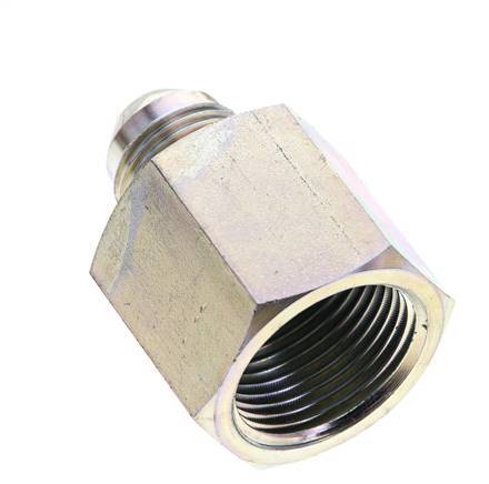 JIC Reducing Nipple G3/4'' Female x UNF 3/4''-16 Male Steel 175bar (2458.75psi)