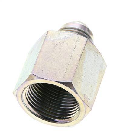JIC Reducing Nipple G3/4'' Female x UNF 3/4''-16 Male Steel 175bar (2458.75psi)
