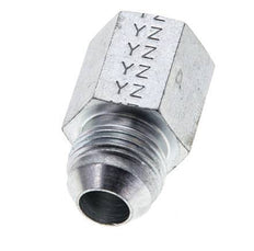 JIC Reducing Nipple G3/8'' Female x UNF 3/4''-16 Male Steel 275bar (3863.75psi)