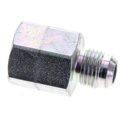 JIC Reducing Nipple G3/8'' Female x UNF 9/16''-18 Male Steel 275bar (3863.75psi)