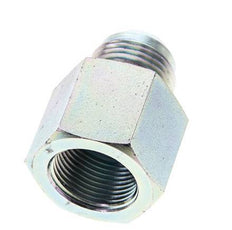 JIC Reducing Nipple G3/4'' Female x UN 1-1/16''-12 Male Steel 175bar (2458.75psi)