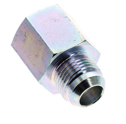 JIC Reducing Nipple G1/2'' Female x UNF 7/8''-14 Male Steel 210bar (2950.5psi)