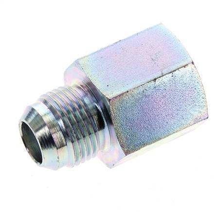 JIC Reducing Nipple G1/2'' Female x UNF 7/8''-14 Male Steel 210bar (2950.5psi)