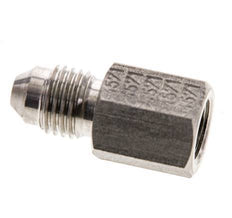JIC Reducing Nipple G1/8'' Female x UNF 7/16''-20 Male Stainless Steel 310bar (4355.5psi)