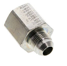 JIC Reducing Nipple UNF 3/4''-16 Male x 1/2'' NPT Female Steel 210bar (2950.5psi)