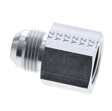 JIC Reducing Nipple UN 1-1/16''-12 Male x 3/4'' NPT Female Steel 170bar (2388.5psi)