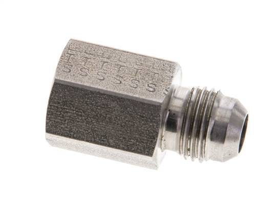 JIC Reducing Nipple UNF 9/16''-18 Male x 1/4'' NPT Female Stainless Steel 275bar (3863.75psi)