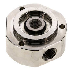 3-Way Rotary Joint 1/8'' x 1/4'' x3/8'' Nickel-plated Brass FKM 12bar (168.6psi)