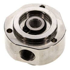 3-Way Rotary Joint 1/8'' x 1/4'' x3/8'' Nickel-plated Brass FKM 12bar (168.6psi)