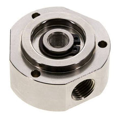 3-Way Rotary Joint 1/8'' x 1/4'' x3/8'' Nickel-plated Brass PUR 12bar (168.6psi)