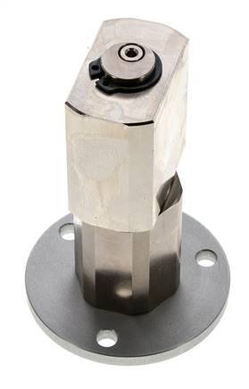 Rotary Joint G1/8'' Female Nickel-plated Brass PUR 0bar (0.0psi) Vacuum