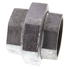 Union Straight Connector Rp2'' Female Cast Iron Flat Seal 25bar (351.25psi)
