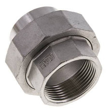Union Straight Connector Rp1 1/4'' Female x 42.4mm Weld End Stainless Steel Conical Seal 16bar (224.8psi)