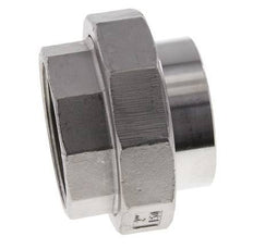 Union Straight Connector Rp2'' Female x 60.3mm Weld End Stainless Steel Conical Seal 16bar (224.8psi)