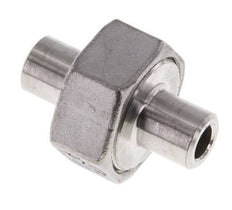 Union Straight Connector 10.2mm Weld End Stainless Steel Conical Seal 16bar (224.8psi)