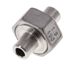 Union Straight Connector 10.2mm Weld End Stainless Steel Conical Seal 16bar (224.8psi)