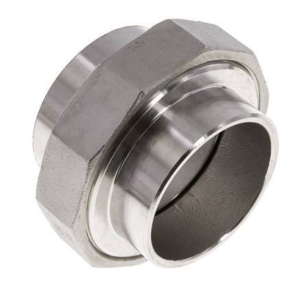 Union Straight Connector 60.3mm Weld End Stainless Steel Conical Seal 16bar (224.8psi)