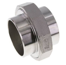 Union Straight Connector 76.1mm Weld End Stainless Steel Flat Seal PTFE 16bar (224.8psi)