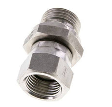 JIC Reducing Nipple UNF 3/4''-16 Female x G1/2'' Male Adjustable Stainless Steel 275bar (3863.75psi)