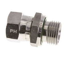 JIC Reducing Nipple UNF 3/4''-16 Female x G1/2'' Male Adjustable Stainless Steel 275bar (3863.75psi)