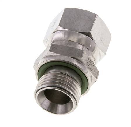 JIC Reducing Nipple UNF 7/8''-14 Female x G1/2'' Male Adjustable Stainless Steel 210bar (2950.5psi)