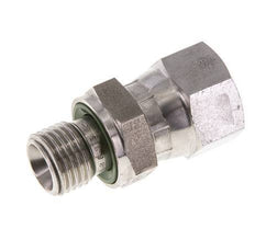 JIC Reducing Nipple UNF 9/16''-18 Female x G1/4'' Male Adjustable Stainless Steel 275bar (3863.75psi)