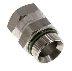 JIC Reducing Nipple UN 1-7/8''-12 Female x G1 1/2'' Male Adjustable Stainless Steel 105bar (1475.25psi)